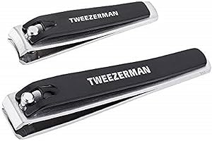 Tweezerman Stainless Steel Nail Clipper 2-Piece Set