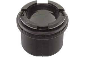 TRULY PVC SUPPLIES Black Hunter R400 Uni-Fit Gutter Outlet Universal Spigot for Round or Square Downpipe