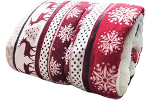 Hoylson Couvertures pour Chien Chat Moelleux Coussins Chiot Tapis Lavable Petit Moyen Grand (L, Cerf)