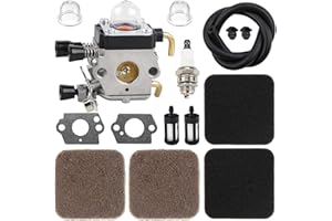 ZAMDOE FS80R Carburateur pour Stihl FS85 FS85R FS80 FS72 FS74 FS75 FS76 FS85RX HS72 HS74 HS75 HS76 HS80 HS85 HL75 FH75 FC75 FC85 KM80 HT70 HT75 Coupe-Herbe avec Filtre à air