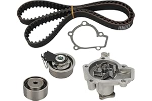 BRTEC Engine Timing Belt Kit with Water Pump for Hyundai Elantra/Tiburon/Tucson for Kia Soul/Spectra/Spectra5/Sportage 2.0L
