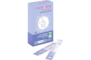 Calmosine Sommeil - Complément Alimentaire Bébé - Apaise Et Calme - Facilite L'endormissement - Aux Extraits De Plantes Bio - Mélisse, Verveine - Violet - 140 ml (Lot de 1) - Fabriqué En France