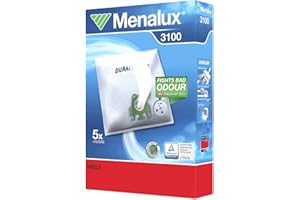 Menalux 3100 - Pack de 5 bolsas sintéticas y 2 filtro para aspiradoras Miele Series S4 y S6, Compact C1 y C2, Complete C1