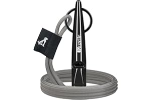 bluzelle Recall 5800 Profi Hundepfeife mit Band für Hundetraining, Pfeife aus BPA-freiem Kunststoff, Einstellbares Umhängeband aus Polyester, Genormte Frequenz 5800Hz, Hund Rückruf, Farbe:Schwarz