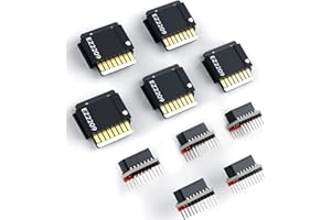 BIGTREETECH EZ2209 V1.0 Stepper Motor Driver, 5pcs Stepstick Mute EZ2209 with Stepper Driver Adapter Compatible with SKR 3/SKR V1.4 Turbo/Octopus 3D Printer Controller Main Boards 5 PCS