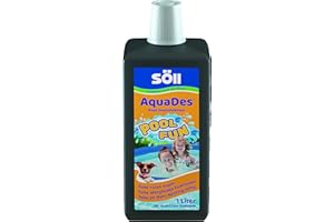Söll 83692 AquaDes, 1 l - Pool-Desinfektion, Poolreinigung, Wasserpflege gegen Bakterien und Keime, Desinfektionmittel für Pool Planschbecken Schwimmbecken Kinderpool