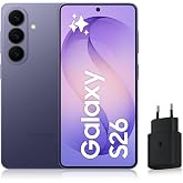 Samsung Galaxy S26, 5G Android Smartphone with Galaxy AI, 512GB, 25W Fast Mains Charger Included, Unlocked Smartphone, Purple