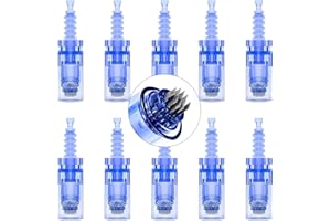 ‎BLAYRAM Blayram 36 Pins Microneedling Nadeln A6, 10 Stück Micro Nano Nadeln Kartuschen Ersatzteile, Professionelle und Heim-Anwendung (36 Pins)