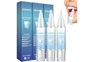 Ninnyi 3PCS Gum Shield Therapy Gel, Gum Treatment Gel, Teeth Whitening Gel for Deeply Cleaning Gums(3 * 4ml）