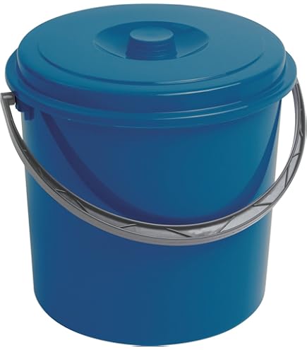 Peohud Lot De 4 Seaux Désinfectants, Petit Seau De Nettoyage De 3 Litres, Seau à Détergent Carré