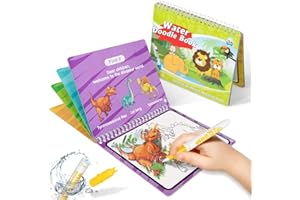 SYHLN Kids Water Magic Colouring Book - Painting With Water for Children Age 1-4 - Travel Toys for Toddlers on Plane - Birthday Gifts for 2-3 Year Old Girls and Boys