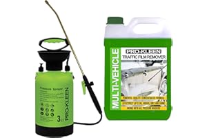 Pro-Kleen Traffic Film Remover TFR - Removes Dirt, Grime, Grease and Oil for a Sparkling Finish - Multi-Vehicle for Use on Cars, Trucks, Vans, Motorbikes & More with 3L Garden Pump Sprayer