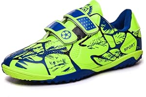 BAODLE Scarpe da Calcio Ragazzi FG/AG Professionale All'aperto Calcio da Scarpe Ragazzo TF Allenamento Bambini Teenage Spike