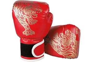 Hwtcjx Kids Boxing Gloves, Punching Gloves, Boxing Gloves, Childrens Boxing Gloves, PU Boxing Gloves, Elementary Boxing Gloves, for Boxing Training in the Age Group 3-12 Years Old