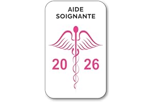 SIGNAL SAFETY Autocollant Sticker - Vignette Caducée 2026 pour Pare Brise en Vitrophanie - V8 Aide Soignante