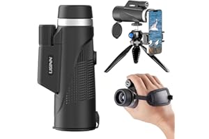 Severnier Monokular Teleskop Erwachsene, mit Smartphone Halterung Stativ Wasserdicht Kompakt für Konzerte,Sportveranstaltungen, Wildtiere, Wandern, Jagd, Camping