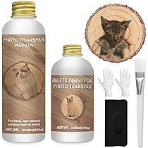 Gel Trasferibile Per Foto 300ml - Kit Fai Da Te Per Decorare Legno Con Immagini Personali - Foto 5