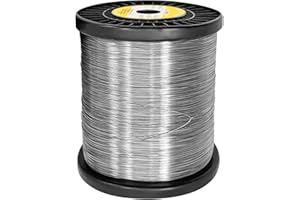 GBKDQQ Schneidedraht, 10 Meter Durchmesser 0.7 mm Styroporschneider Draht, Heißschneidedrahtset Heizdraht, Heißer Draht, Thermoschneidedraht zum Schneiden von Hartschaum und Einfachen Durchtrennen