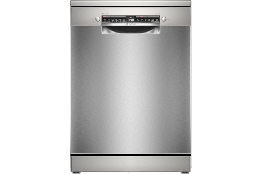 Bosch SMS4ECI28E Series 4, Freestanding Dishwasher, Home Connect, Remote Diagnostics, Washing Assistant, Green Collection, Steel, 60 cm4.3 out of 5 stars393€719.00