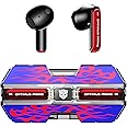 Transformers TF-T01 True Wireless Earbuds Wireless Bluetooth 5.4 Ear Buds Deep Bass Sound Earbud with Smart Noise Cancelling Mic IPX5 Waterproof in Ear Earphones for Android iOS Blue Optimus Prime