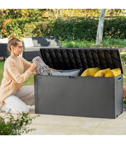 Kussenbox Board Plus Bruin 290L met wielen