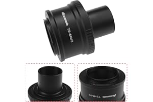 Astromania T T2 Mount and M42 to 1.25" Telescope Adapter (T-Mount) for Olympus Panasonic M4 / 3 Cameras - Compatible with Olympus EP1, EP2, EPL1, Panasonic DMC-G1, DMC-GH1, DMC-GF1 Camera Bodies