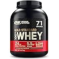 Optimum Nutrition Gold Standard Whey Muscle Building and Recovery Protein Powder with Naturally Occurring Glutamine and Amino