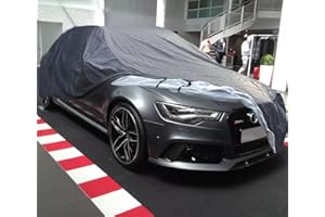 Shield Autocare Large Universal Full Car Cover for Outside Storage | Winter & All-Weather Heavy Duty Waterproof Breathable Indoor Outdoor Protection Anti Frost & Snow