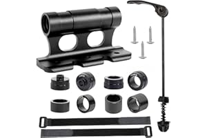 CUINIUNAID Fahrrad Gabelhalterung mit Schnellspanner Fahrrad, Gabelhalterung Fahrrad Steckachse Aluminiumlegierung Fahrradgabelhalterung Fahrradgabel Fahrradhalterung Auto Zur Aufbewahrung Beim Transport