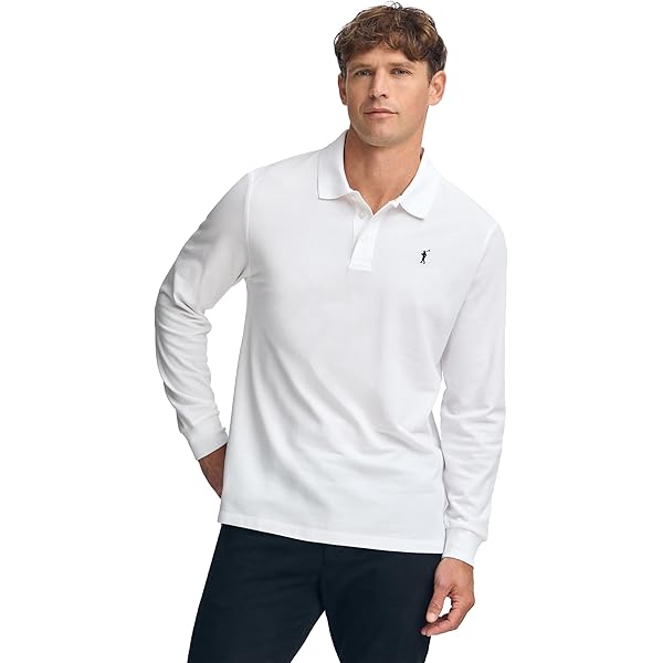 Casual Shirt Long Sleeve Polo Shirts Polo Homme Amazon Men Plain Polo Shirts  Solid Color Long