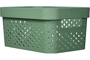 Curver | Bac Infinity 4,5L, Vert, 26 x 17,5 x 12,3 cm, Plastique recyclé