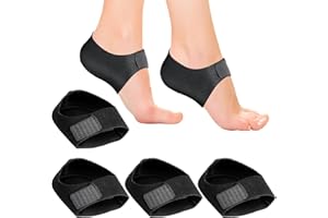 RAFIYU Cuscinetti per tallone, 2 paia di solette per sperone calcaneare, protezione per tallone in gel per scarpe,cuscinetto in gel, ortopedico in silicone per tendini d'Achille，dolore al tallone (L)