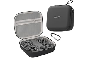 ZJRXM Neo 2 Tasche, Schutztasche PU Case Bag Tragetasche für DJI Neo 2 Drohne Zubehör, Tragbare und Kompakt (Schwarz)