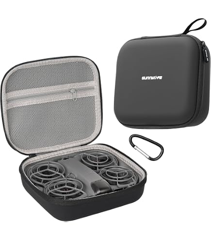 Produktbild von Tragetasche Für Mini 5PRO – Stoßfeste Aufbewahrungstasche Für Drohne & Fernbedienung, Wasserdicht, Mit Karabinern, Grau