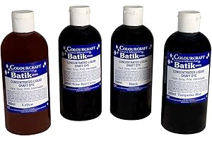 COLOURCRAFT Liquid Batik Dye Pack of 4
