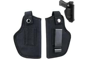 KAIYAYA Holster,2 Pièces Noir Holster Cuisse,Tissu Oxford Étui en Cuir,Porte Pistolet pour Hommes,Femmes,Intérieur,Extérieur,Convient a La Plupart Des Tailles d'Armes de Poing