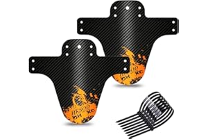 hksod Garde-Boue pour VTT de 26 à 29 Pouces Mudguard VTT Avant et arrière avec Serre-câbles, Garde-Boue pour protéger Contre Les éclaboussures et la saleté