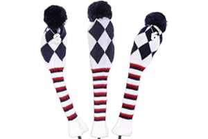 OUTDOOR LEISURE Juego de 3 fundas para cabezas de palos de golf para Driver y Fairway Wood