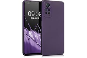 kwmobile Funda para Xiaomi Redmi Note 11 Pro / 11 Pro (5G) / 12 Pro (4G) Carcasa - Case TPU y Silicona Ultrafino - Antigolpes con Bordes elevados - Apto Carga inalámbrica - Frambuesa metálico