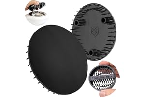 Abdeckhaube und Haarsieb Set für Duschabfluss, Ø 115 mm, kompatibel mit Viega Tempoplex Ablaufgarnitur ab Baujahr 2006, für Duschwanne mit Ablaufloch Ø 90 mm, schwarzer Deckel ABS ASA, Haarfilter