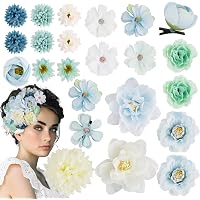 3x Hawaiianische Blumen-Haarspangen – Orchidee & Hibiskus, Künstliche Blüten Für Hochzeit & Strandparty
