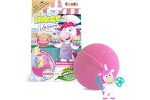 INKEE Surprise Unicorn Profession Bombe da Bagno per Bambini profumata con Giocattolo a Sorpresa. Bombe da Bagno con Sorpresa per Vasca da Bagno Giochi da bagno