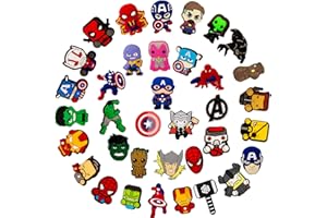 Foesihep Charms Schuh Charms, Croc Kinder, Schuhanstecker, Croc Charms, PVC Shoe Charm, Cartoon-Schuhdekorationen, Zubehör Sandalen, Perfekt für Weihnachten, Geburtstagsfeiern, Geschenke für Kinder