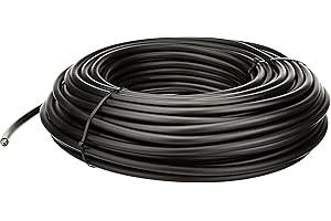 Waskönig-Walter Erdkabel NYY-J 3x1,5mm² 50m Ring zur Verlegung im Freien, Erdreich (deutsche Markenware) VDE, Schwarz