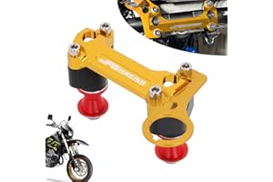 USTPO Motorcycle Handlebar Risers 1 1/8" Handlebar Mount Clamp for DRZ 400 DRZ400 DRZ400SM DRZ400E DRZ400S 2005-2024 Gold