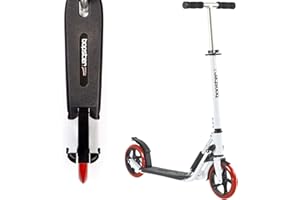 Bopster Monopattino Adulto con Ruote Grandi 200 Mm con Freno Posteriore - Monopattino Adulti A Spinta Pieghevole E Leggero - City Scooter Adulti Bambini Ragazzo capacità Fino A 100 kg