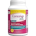 Conceive Plus Birth Control Detox - Prepare for Conception, Antioxidents, Folic Acid, Aswaganda - Prenatal Vitamins for Women Trying for a Baby, 30-Day Programme, 60 Capsules