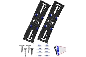 L & P CAR DESIGN Uchwyt tablicy rejestracyjnej Austria bezramkowy czarny płaski 4mm dla tablic rejestracyjnych 520x120mm niezauważalny uchwyt tablicy rejestracyjnej dla wszystkich pojazdów i modeli, odpowiedni dla