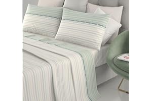 Lingerie Shop Lenzuola Set Completo Letto Cotone 1 Piazza e Mezzo Sotto Sopra + Federa Fantasia Vari Modelli (Fantasia 7)