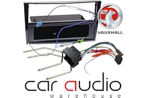 T1 Audio VX15 - Vauxhall Corsa 2004-2009 (Piano Black) Complete Car Stereo Facia Fitting Kit. Single Din Facia, Release Keys, ISO Loom & Aerial Adaptor